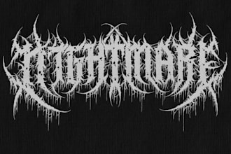 design your black, slamming, brutal, death metal band logo
