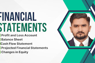 prepare financial statements, profit loss and balance sheet