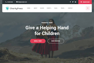 remake nonprofit fundraising charity website design