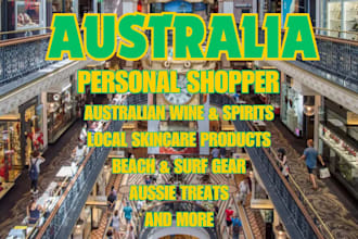 purchase or buy items from australia for you and ship them
