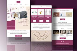 design editable, responsive mailchimp email template