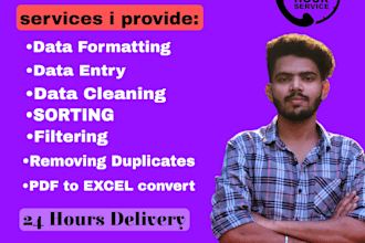 clean, format, merge, split, excel data