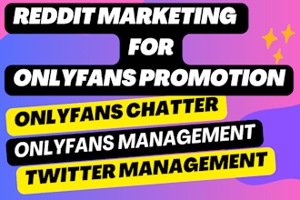 do onlyfans promotion daily posting, chatter management and website marketing