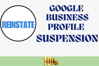 reinstate your google business profile suspension