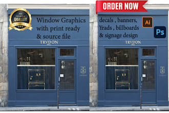 design outstanding window graphics , shopfront for you
