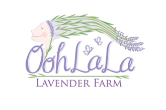 design lavender in this soft and poetic logo