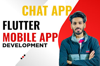 develop a chat application for android and ios using flutter