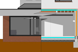 draw architectural floor plans, elevations and building regs