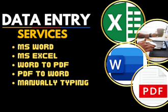 data entry for you