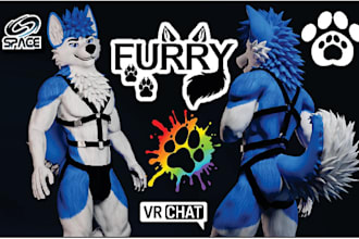 create custom vrchat avatar furry avatar vroid model nsfw avatar booth avi