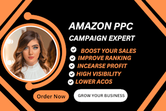 set up, manage, and optimize amazon PPC campaigns and sponsored ads