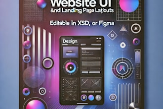 design figma website UI and landing page design website ui ux design