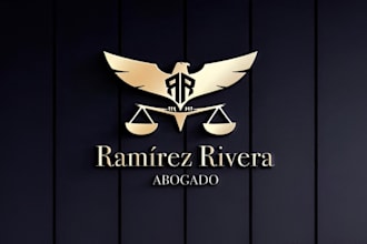 do modern attorney, legal and law firm logo design