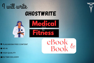 write health, fitness, and medical ebook and book, ebook writer