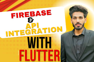 develop a professional flutter app with API and firebase