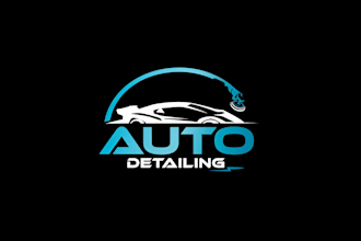 design auto detailing, car wash, automotive logo within few hours