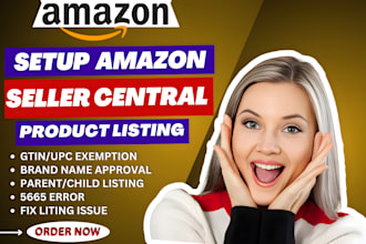 amazon seller account product listing quickly