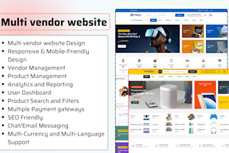 multi vendor website multi vendor ecommerce marketplace multi vendor website