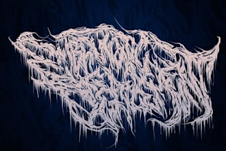 design a horror inspired metal logo