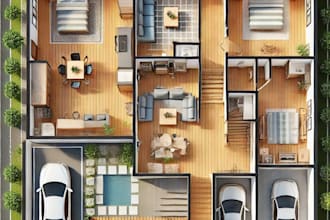 make architectural drawings in autodesk revit and autocad