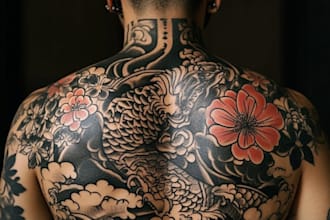 create unique custom tattoo any tattoo design, tattoo artist