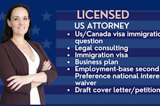 be online lawyer, draft an eb2 niw petition or cover letter immigration visa