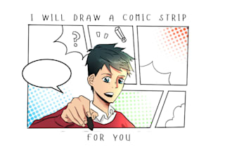 draw comic strip for you