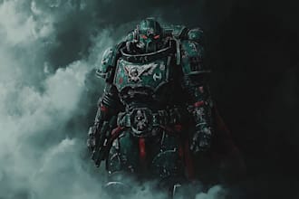 draw your warhammer 40k character art