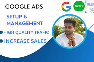 setup google search ads ppc expert shopping ads campaign