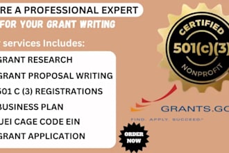write grant proposal grant research application rfp business plan