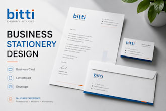 design professional business stationery and corporate identity