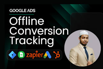 setup google ads offline conversion tracking without zapier with hubspot, sheets