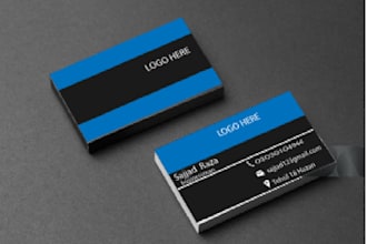 create unique soft and simple business card for you