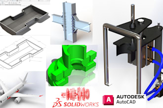 3d cad design, 3d printing, product design, stl, solidworks,