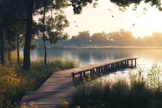 make a landscape design for your garden, home, and office