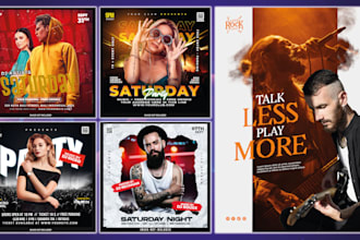 design at singer band, indie night, jazz concert, music show poster