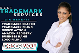 be your US licensed attorney for trademark registration office action, renewal