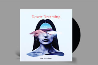 design a trendy album cover or single cover art