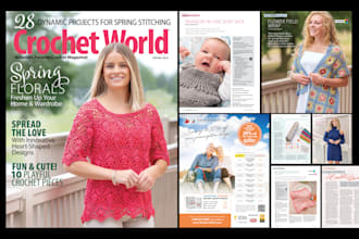 do magazine, catalog, brochure, newsletter, booklet, flyer and magazine layout