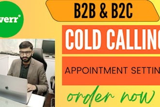 do telemarketing, cold calling and appointment setting