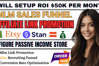setup mlm sales fuunel, mlm recruiting funnel,mlm software, mlm lead promotion
