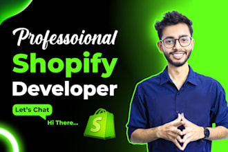 build shopify stores, shopify ecommerce website and shopify dropshipping store