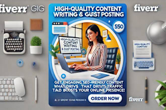 boost online visibility high quality keyword rich SEO articles and guest posts