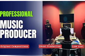 create custom music, background scores, jingles, sound design and mix master