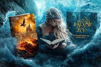 design fantasy, romance and sci fi book covers
