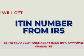 get your itin individual taxpayer number as irs caa