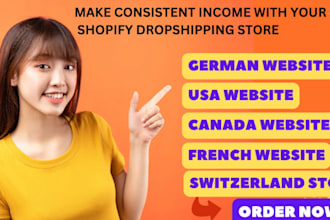 design eu usa german switzerland shopify website redesign canada australia store