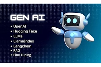 build chatbots, ai saas, rag, llm fine tuning, ai agents, nlp projects