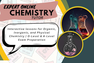 provide online chemistry tutoring for students