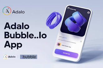 be bubble io adalo glide buildfire saas mvp website mobile web app developer pro